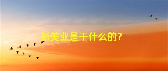 新美业 从技术到艺术的华丽转身